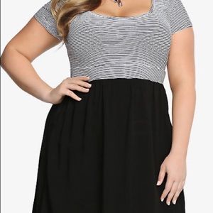 Torrid Black and White Dress